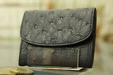 Geldbeutel KRALLE - Echtes Straußen Leder! NEU! Purse ostrich NEW! n1537