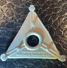 20 X silberner Center-Try für Singles Mittelstück Puck Sternchen Zentrierhilfe