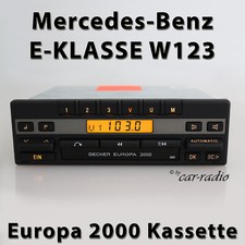 Becker Europa 2000 BE1100 Kassettenradio Mercedes W123 Radio E-Klasse 123 Tape