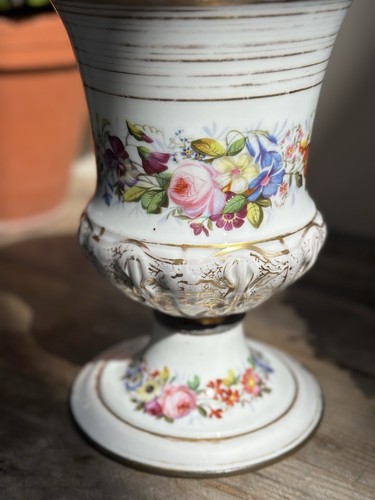 Biedermeier porzellan vase - biedermeier,