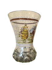 Antikes Email Glas 17. / 18