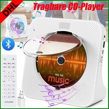 Tragbar CD Player Bluetooth Lautsprecher Musik Player HiFi Radio Fernbedienung
