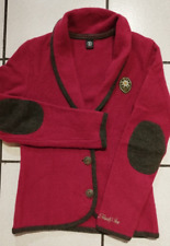 Bogner Fire & Ice Strickjacke Gr 36 weinrot Trachtenjacke 100 % Wolle