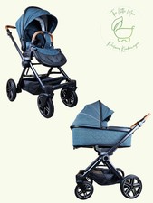 Hartan - Viva GTR Kombikinderwagen (Babywanne und Sportsitz) - Petrol wie neu Ki