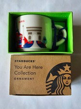 STARBUCKS City Mug +  Paris Ornament  YOU ARE HERE YAH Espresso Tasse Frankreich