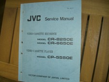 JVC Service-Manual U-matic CR-8250E - 6650E - 5550E