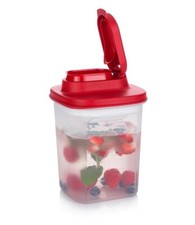 Tupperware Erfrischer 1l Saft Tee Milch Schokostreusel Slim line Kanne ohne Sieb