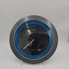 VERY RARE ORIGINAL POSTMODERN 80s VINTAGE MEMPHIS AGE  WALL CLOCK BY CITIZEN 