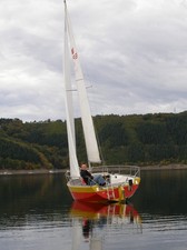 segelboot mit trailer kiel einholbar 4schlafplätze