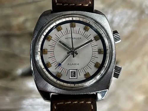 Wittnauer herren vintage - vintage, alarm