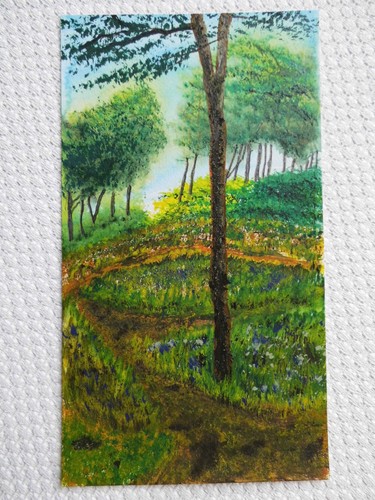 Aquarell landschaft blick - aquarell,