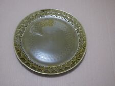 1x Vintage Sarreguemines France Essteller Teller Speiseteller Retro grün 27 cm