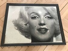 Großer Marilyn Monroe - Spiegel, Holzrahmen schwarz, 65 x 50 cm, Top!