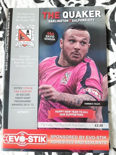 Darlington salford city 28 - darlington,