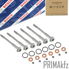 BOSCH Dichtring Düsenhalter CR Einspritzdüse Schrauben Satz für AUDI VW 3.0 TDI