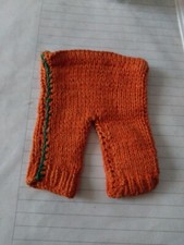 Puppenkleidung - Hose gestrickt - DDR 70er Jahre