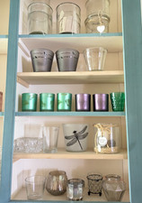 Restposten Lagerauflösung Kerzengläser Windlicht Glas 15 Stück Überraschungs-Box