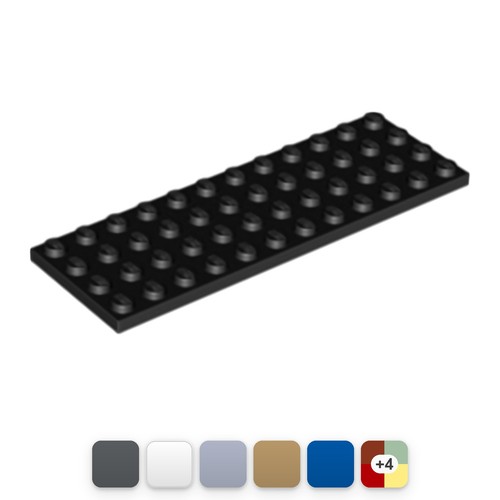 Lego platten 4x12 - 2x,