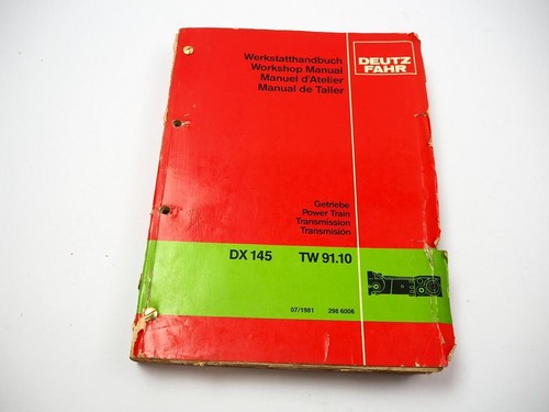 Deutz 145 getriebe tw91 10 - getriebe, tw91.10
