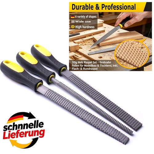 Stück holz raspel set - set, 8"