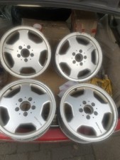 4x AMG Alufelgen 7JX15  LK 112