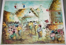 Marktleben GEMÄLDE Frauen