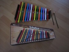 SISO  Xylophone mit Resonanzröhrchen aus Metall 2 Oktaven Klang Schule