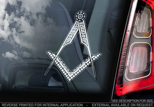 Freimaurer auto fenster - auto,