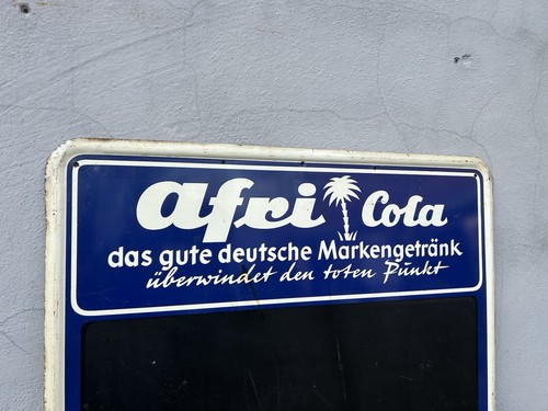 Blechschild afri cola - blechschild, altes