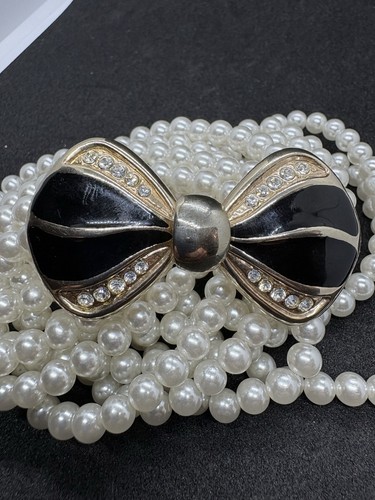 Vtg 1980s strand faux - vtg, pearl