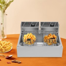 12L Elektro Friteuse Edelstahl