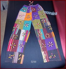 S/M * bemalte HIPPIE HOSE Goa
