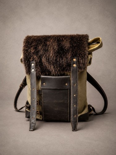Handgefertigter rucksack aus - handgefertigter,