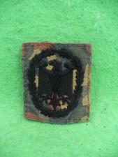 Bundeswehr Leistungsabzeichen Schwarz auf Flecktarn Stoff