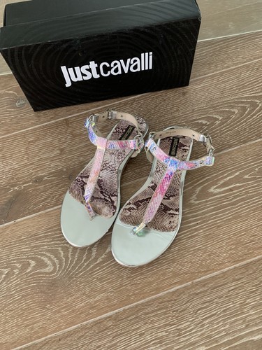 Just cavalli leder sandalen - just,