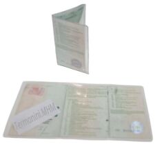 Kfz-Scheinhülle 115x220mm – 3-Schlag, 0.18mm PVC – Schutz für Fahrzeugschein