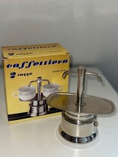 Caffettiera Espresso macher neu Edelstahl in OVP für 2Tassen
