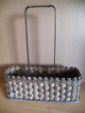 Flechtkorb DekoKorb Korb Flaschenkorb geflochtener Korb dunkel