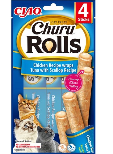 Inaba churu rolls chicken - inaba,
