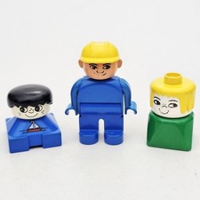 3x Vintage LEGO DUPLO People