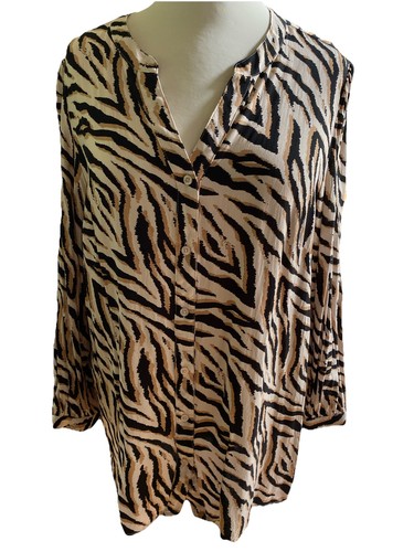 Bluse maxiblue tigermuster - maxiblue,