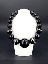STATEMENT COLLIER SCHWARZ MIT KRISTALLEN SCHMUCKJAGD