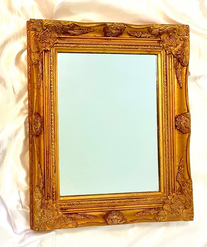 Vintage wandspiegel holzrahmen - vintage,