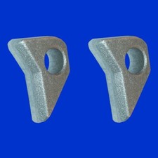 2x Kuppelöse Öse Verriegelung Frontlader Anbaugeräte Schaufel Gabel