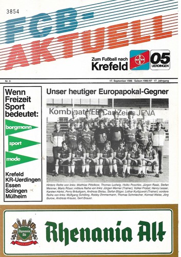 1986 bayer 05 uerdingen - 1986/87,