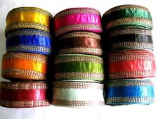 Borte Satinband mit Pailletten