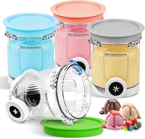 Eisbehälter 480ml 4er set - set, mit