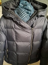 Zara Damen Jacke Daunenjacke Schwarz Gut!!