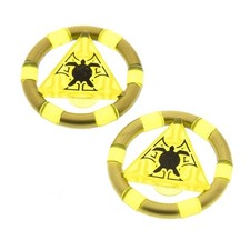 2x Lego Ring gelb gold
