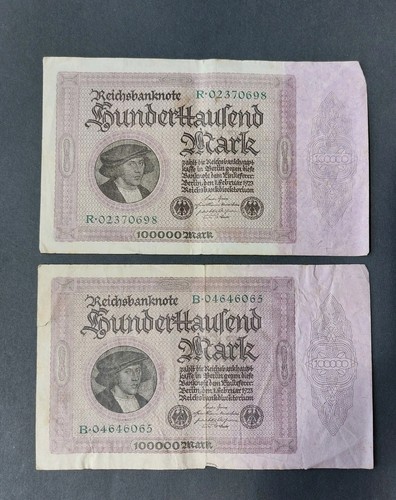 Reichsbanknote 100 000 mark - reichsbanknote,